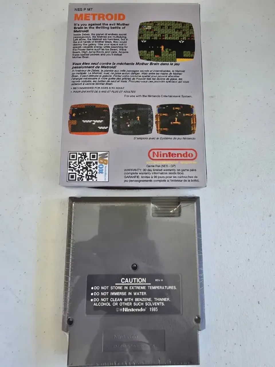 Jogo Metroid Original Nintendo Nes 8 Bits - Foto 2