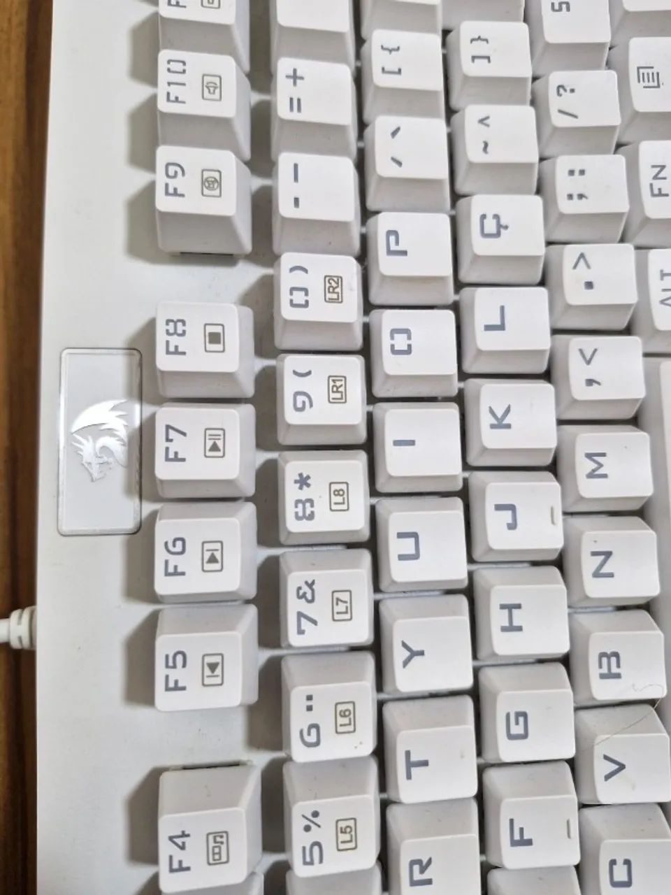 Teclado Redragon 75% RGB Branco - Foto 2