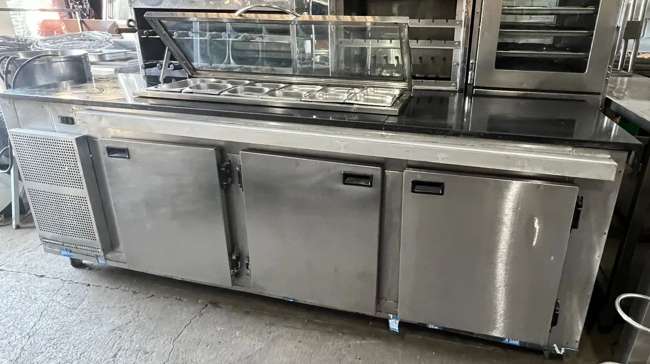 Balcão refrigerado Com Condimentadora Para Pizza  - Foto 2