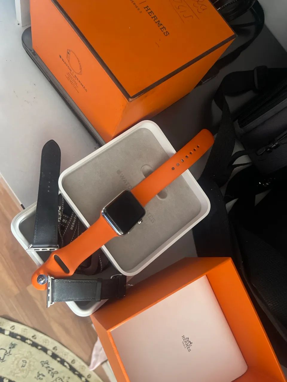 Apple Watch Hermes com saúde da bateria 97%