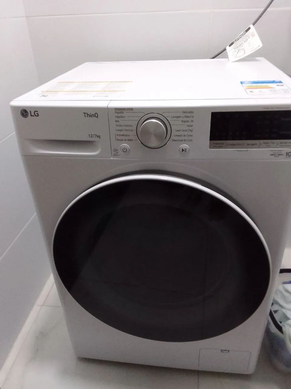 Lava e Seca 12kg LG Nova ( Nota Fiscal e Garantia) - Foto 5