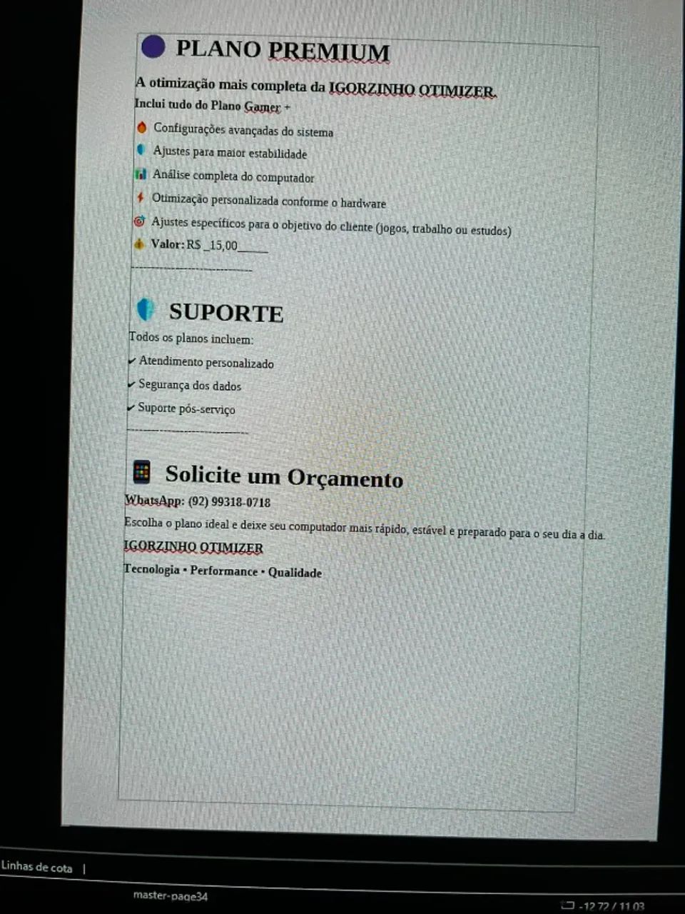 VENDE-SE OTIMIZAÇÃO PARA COMPUTADOR - Foto 4