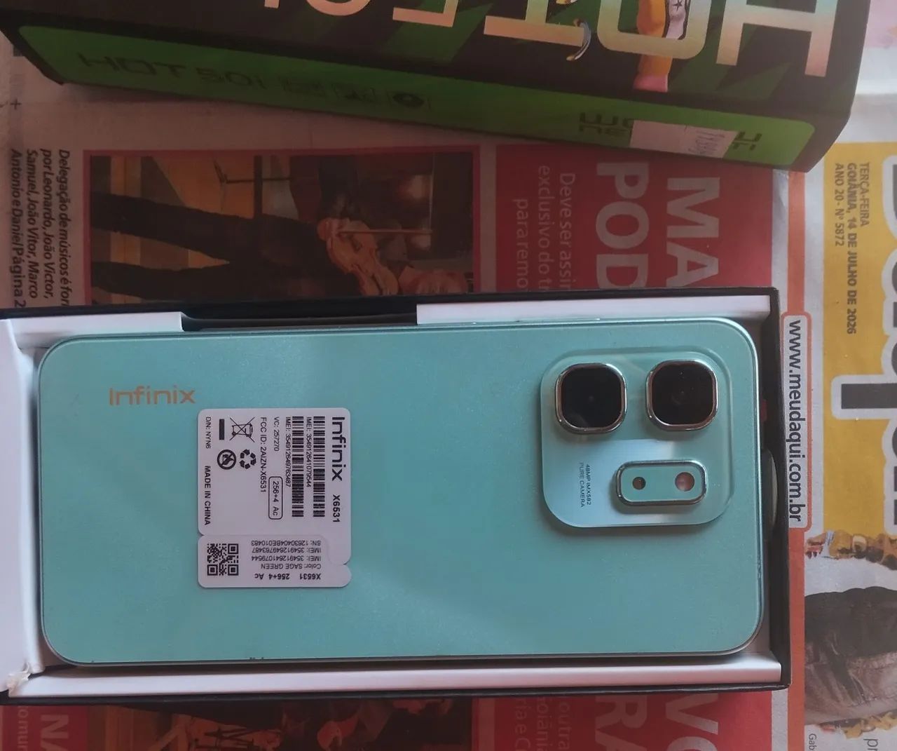 Hot50i 256gb 4+4ram - Foto 2