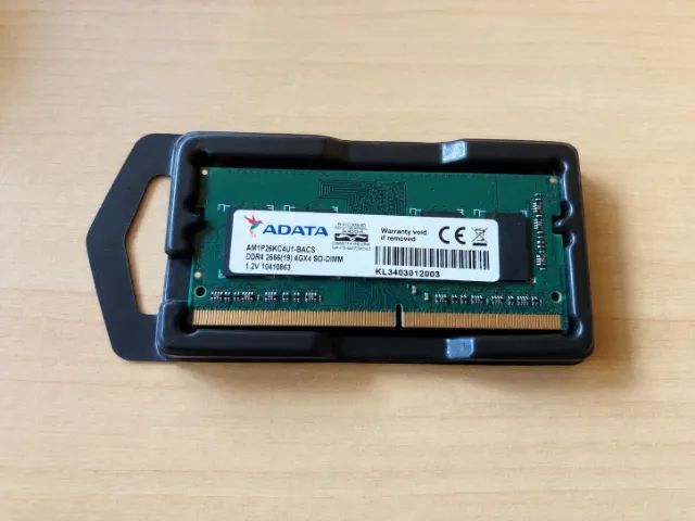 Memória RAM ADATA 4GB DDR4 2666MHz SO-DIMM para Notebook
