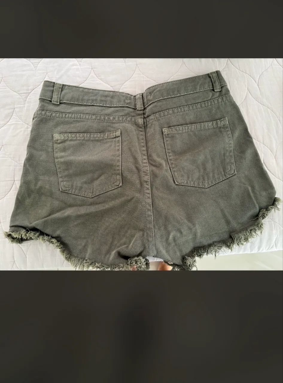 Short verde militar  - Foto 2