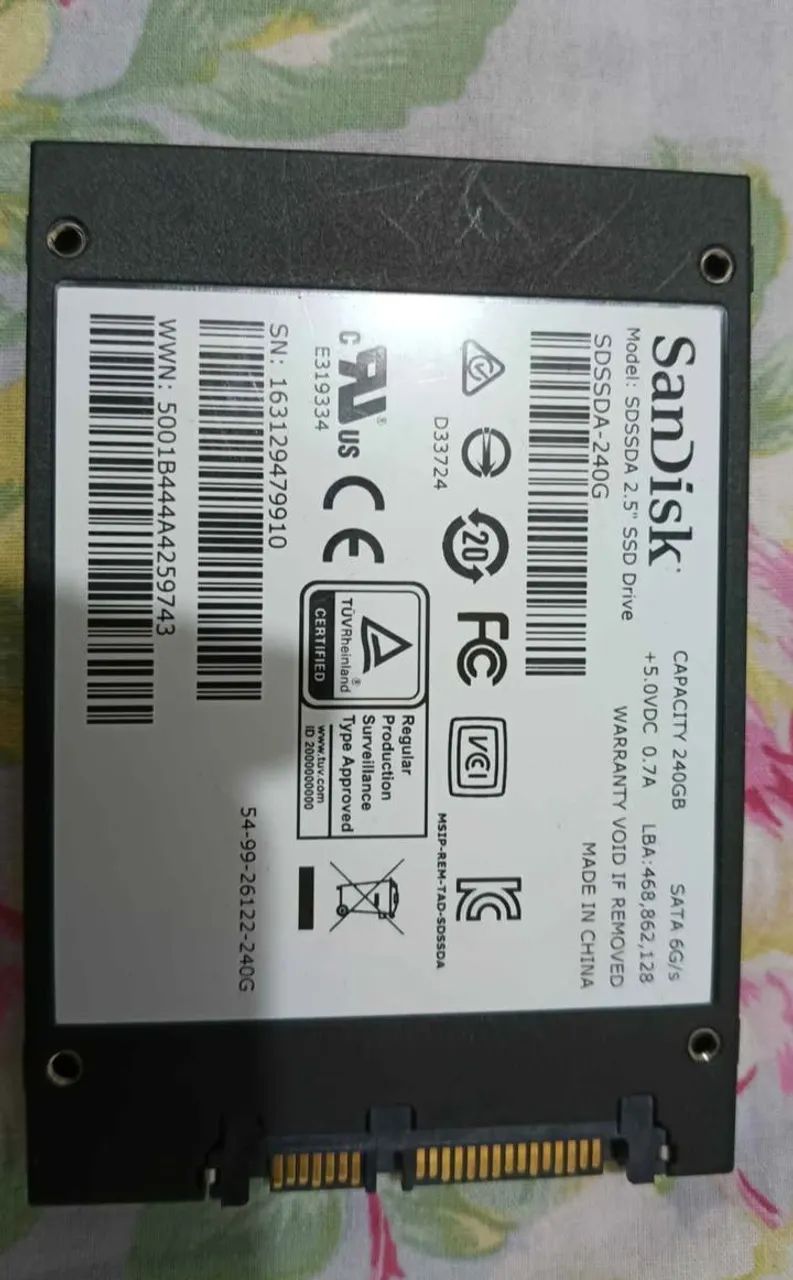 SSD SanDisk 240 - Foto 2