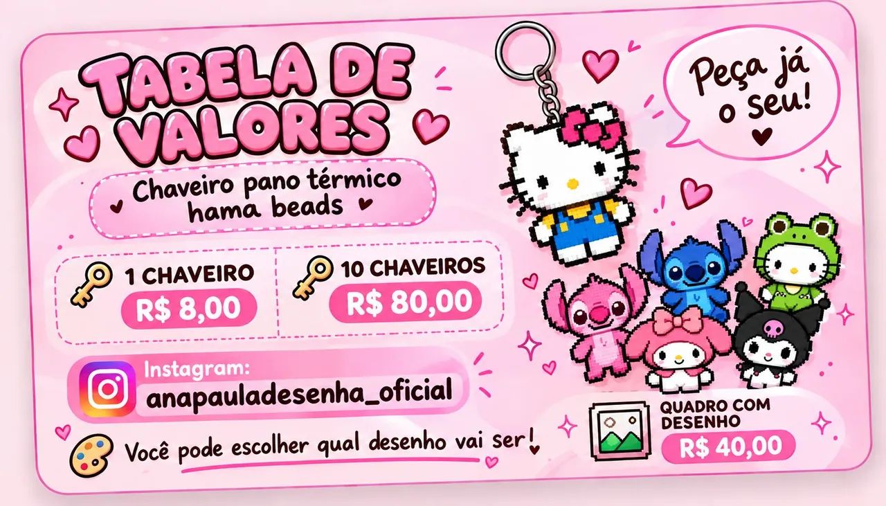 Chaveiro personalizado 