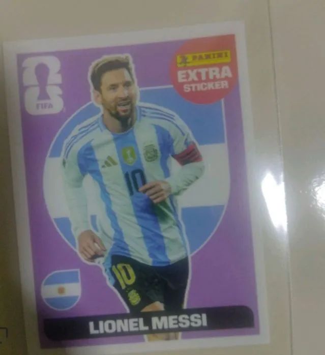 Figurinha Legend Lionel Messi Lilás/Roxo Copa 2026