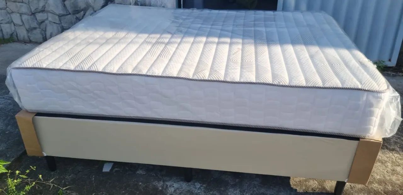 Cama Box Casal - NOVA no plástico!! - Foto 4
