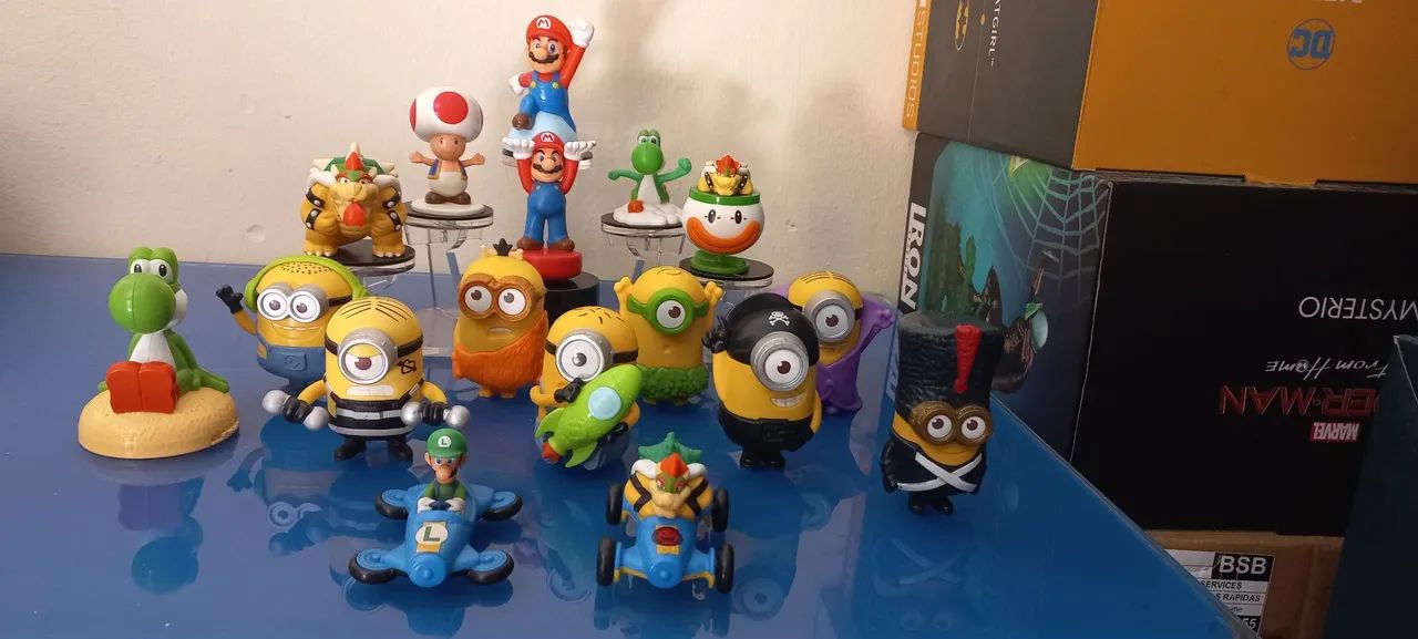 Vendo miniaturas Mario broz e dos minions - Foto 4