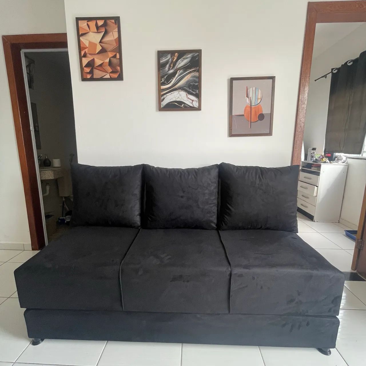 BARATO!! Oferta SOFÁ CAMA CASAL.. Pague na entrega. VÁRIAS CORES. - Foto 3