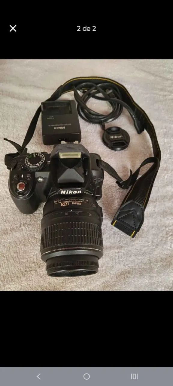 Câmera nikon 3100 - Foto 2