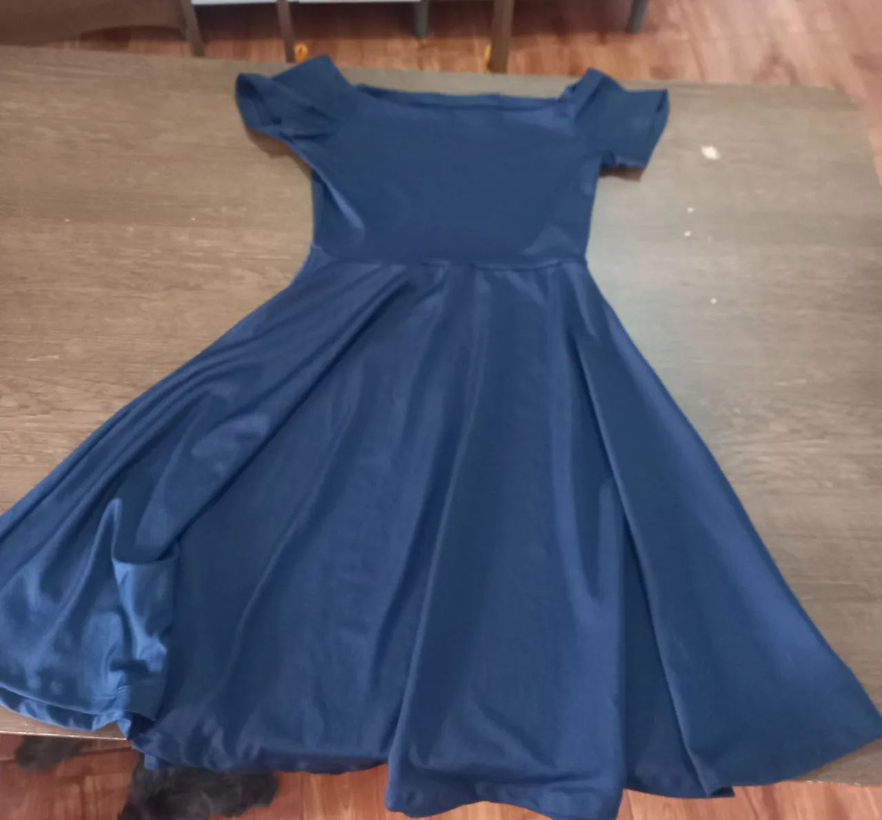 Lindo vestido azul marinho novinho - Foto 6