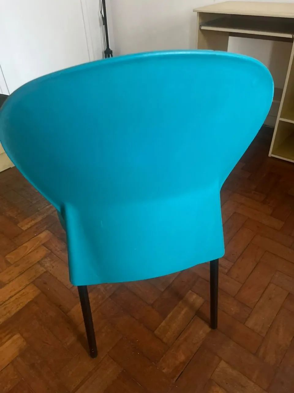 Cadeira Azul de Escrivaninha - Foto 3