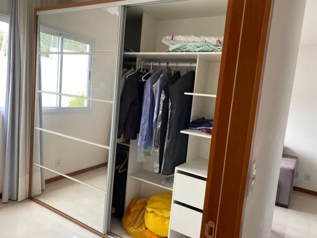 Guarda-roupa 2 portas de correr, 4 gavetas - Foto 3