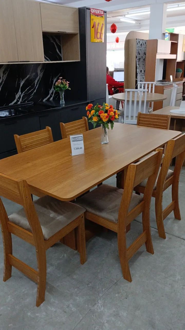 Mesa 6 cadeiras