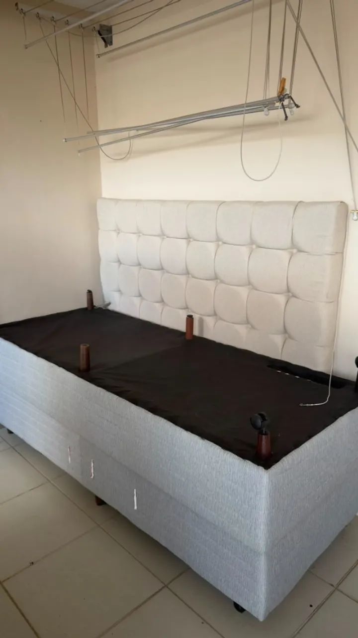 BASE CAMA BOX QUEEN + CABECEIRA  - Foto 2