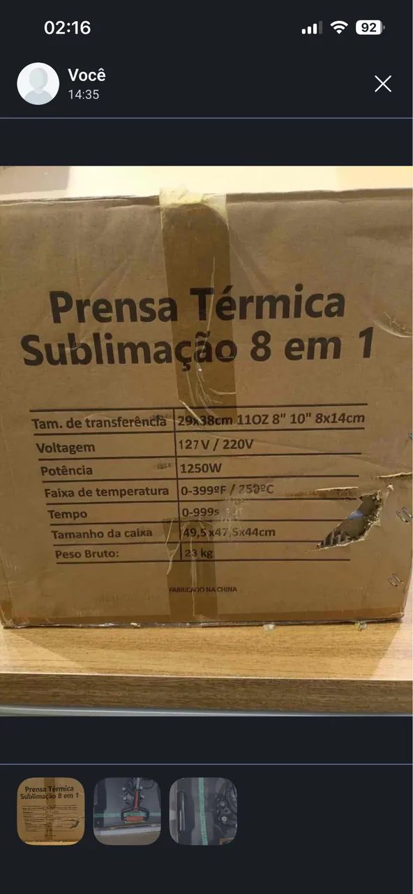 Prensa térmica sublimação 8 em 1 plana  - Foto 4