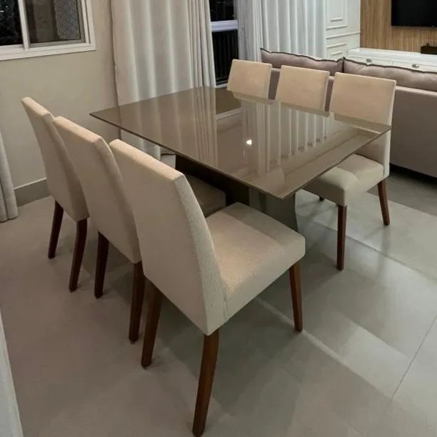 Mesa de Jantar Retangular 6 Lugares - Foto 3