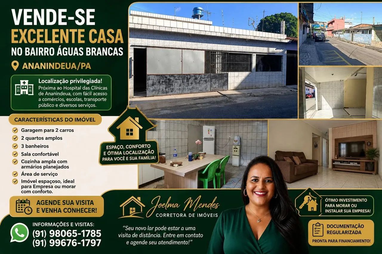 Vendo Belíssima casa em Água Branca