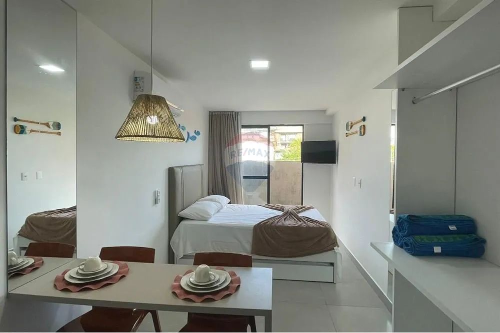 Apartamento com 26m², Mobiliado e Decorado - Praia do Cupe, Pernambuco - Foto 2