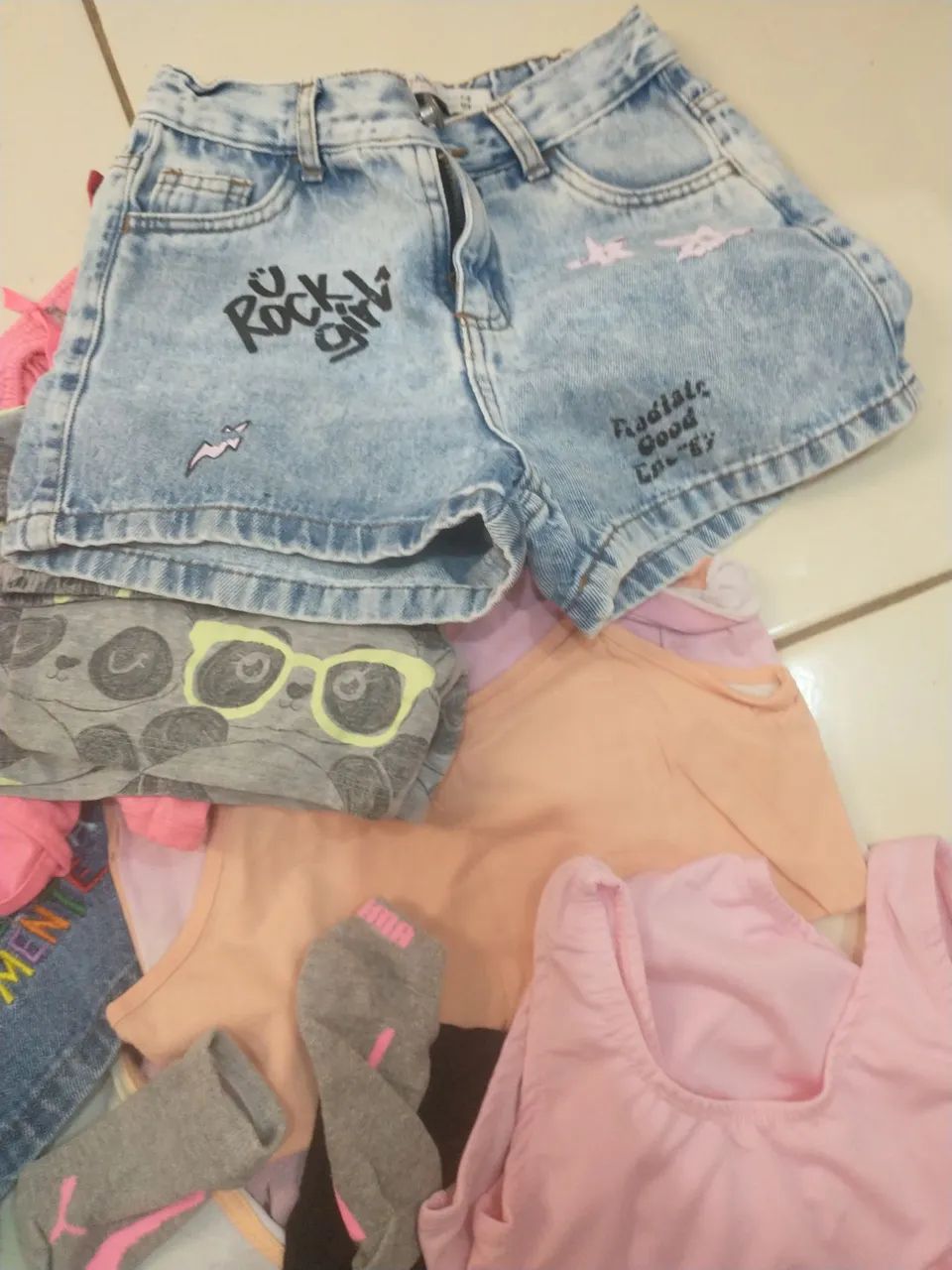 Roupas infantil para doação Tam 6 e 8 - Foto 3