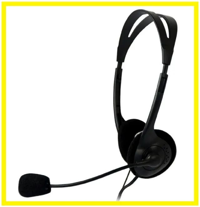 Fone de Ouvido com Microfone com Ajuste de Volume