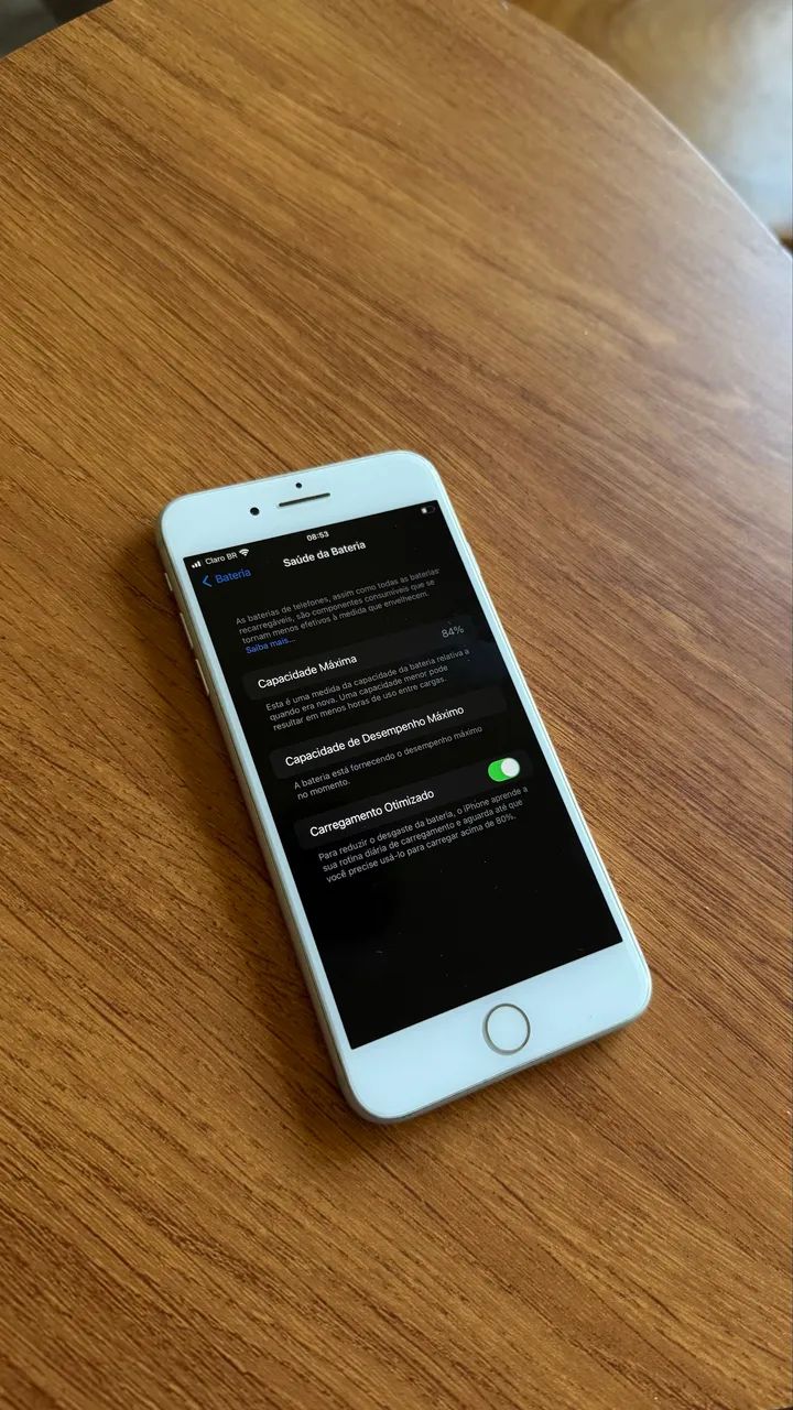 iphone 7 Plus 128G cinza com saúde da bateria 84%  - Foto 2