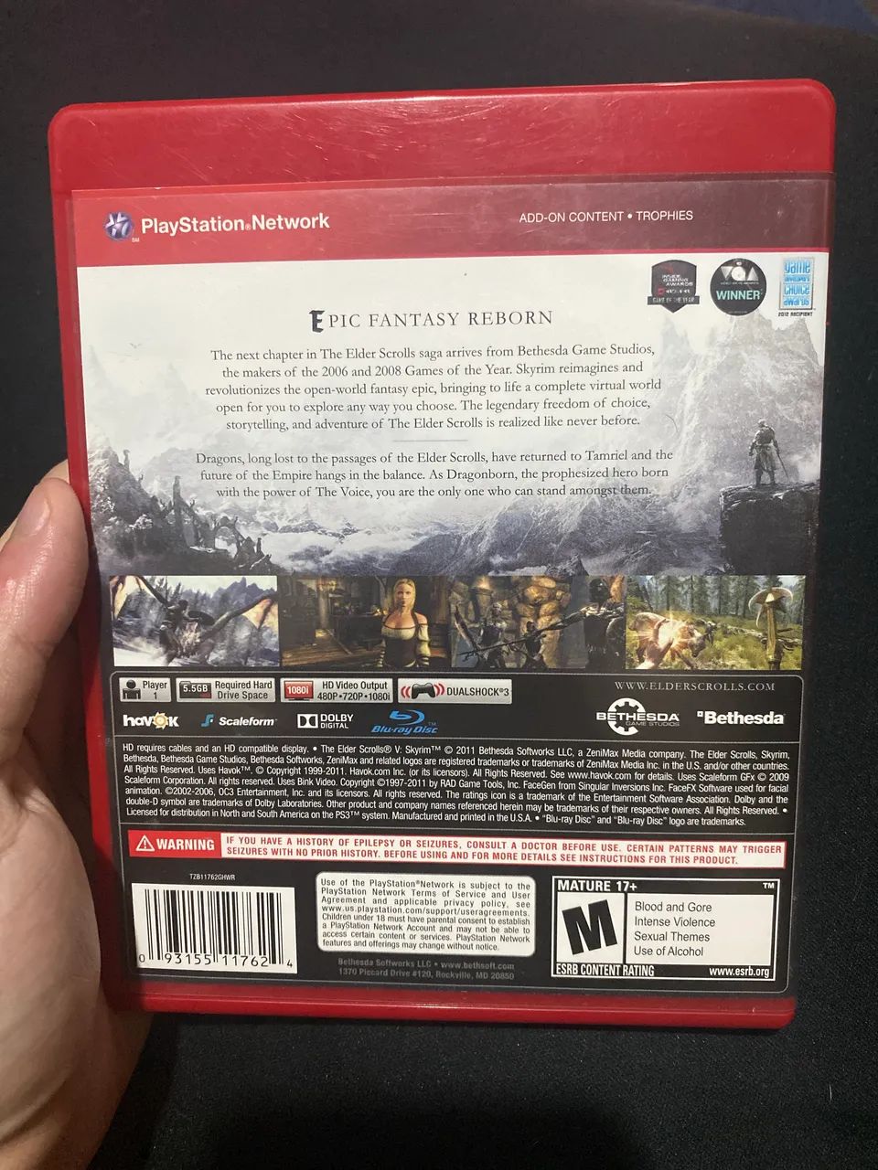 Combo: The Elder Scrolls V Skyrim + Thief - PS3 - Foto 2
