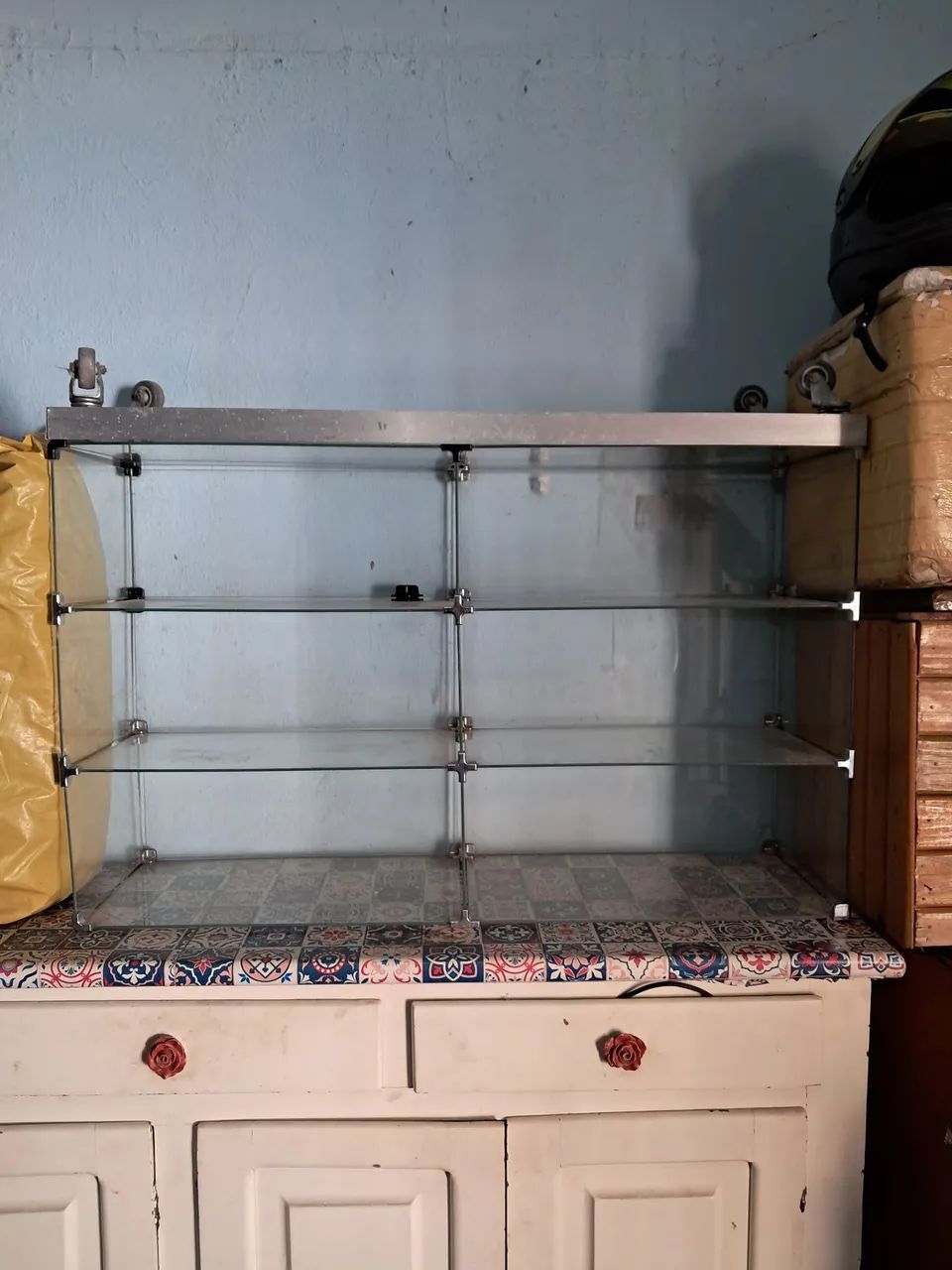 Balcão de vidro