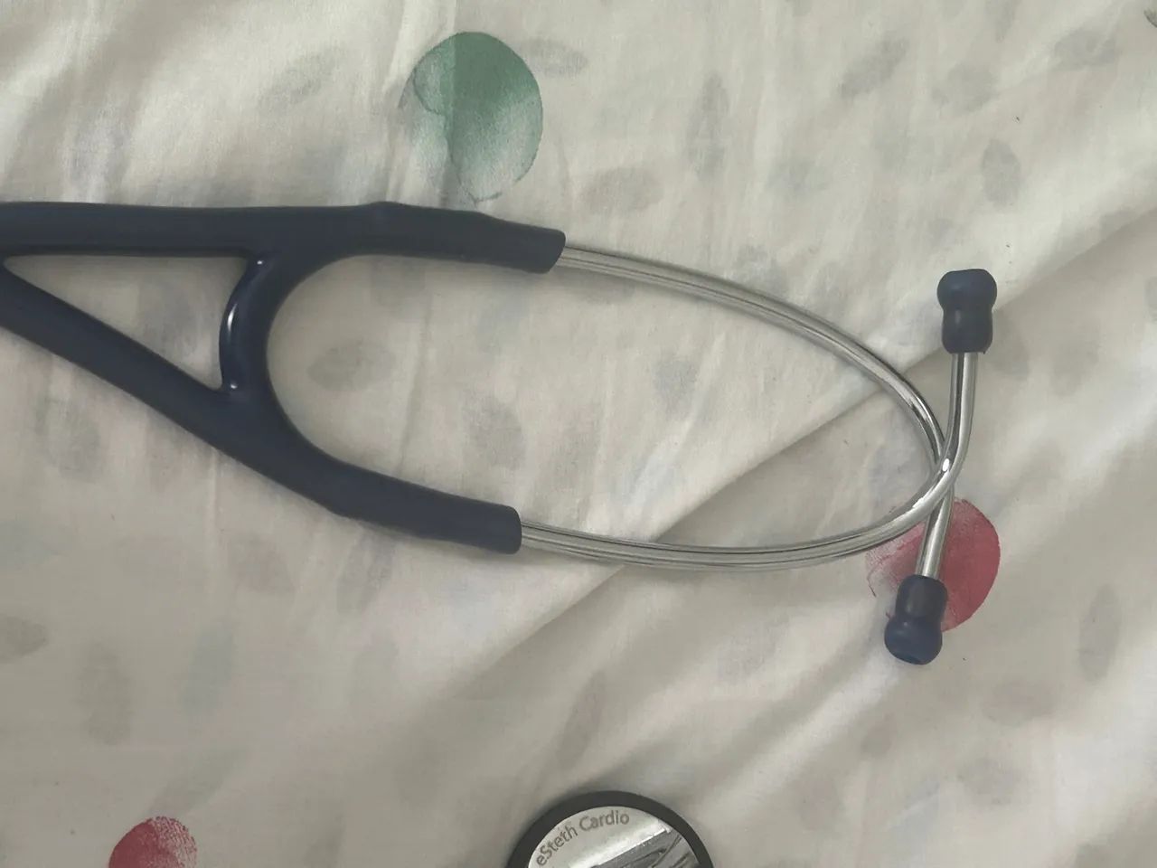 Estetoscópio médico azul  - Foto 5