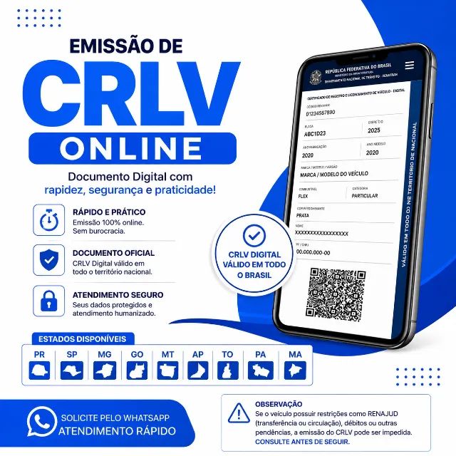 EMITA SEU CRLV ONLINE