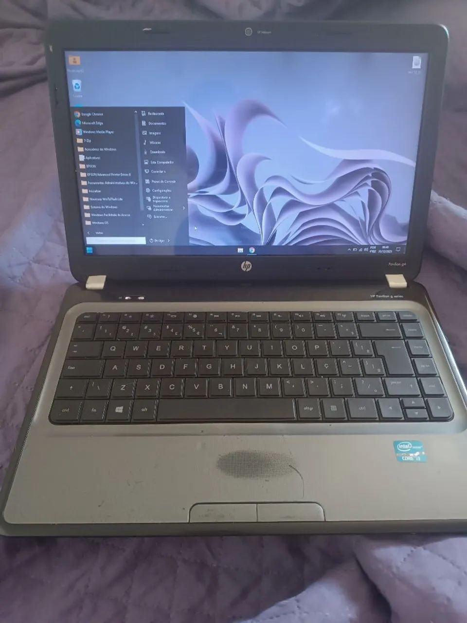 Notebook Hp i3 6gb RAM