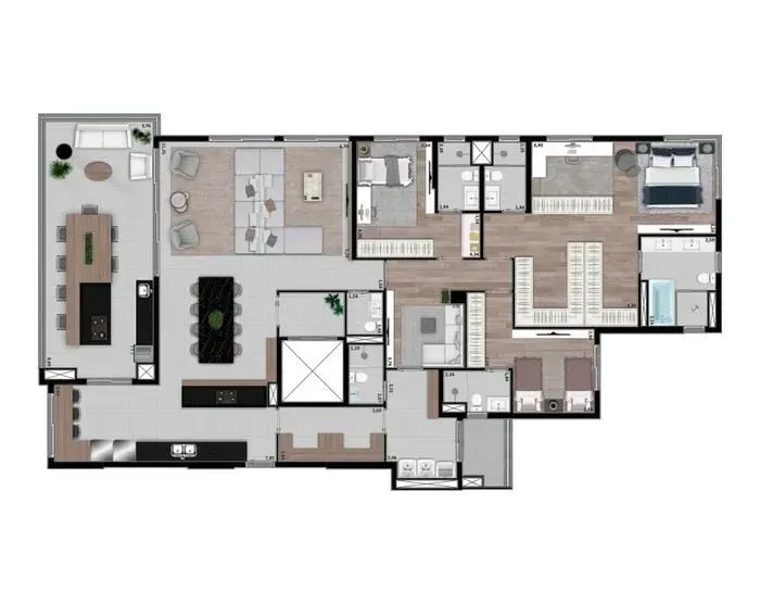 PLANTA 254m²