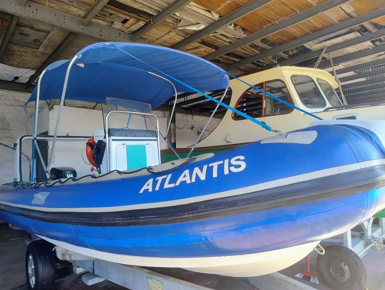 Lindo bote SR 550 bom estado com motor 115 hp - Foto 2