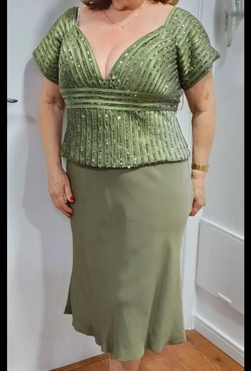 Festido de festa plus size Tam. 48-50 - Foto 2