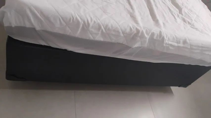 BOX PARA CAMA DE CASAL SIMPLES 1,38x1,88 - Foto 2