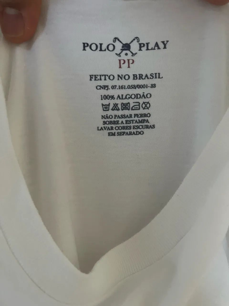 camiseta polo play branca pp  - Foto 3