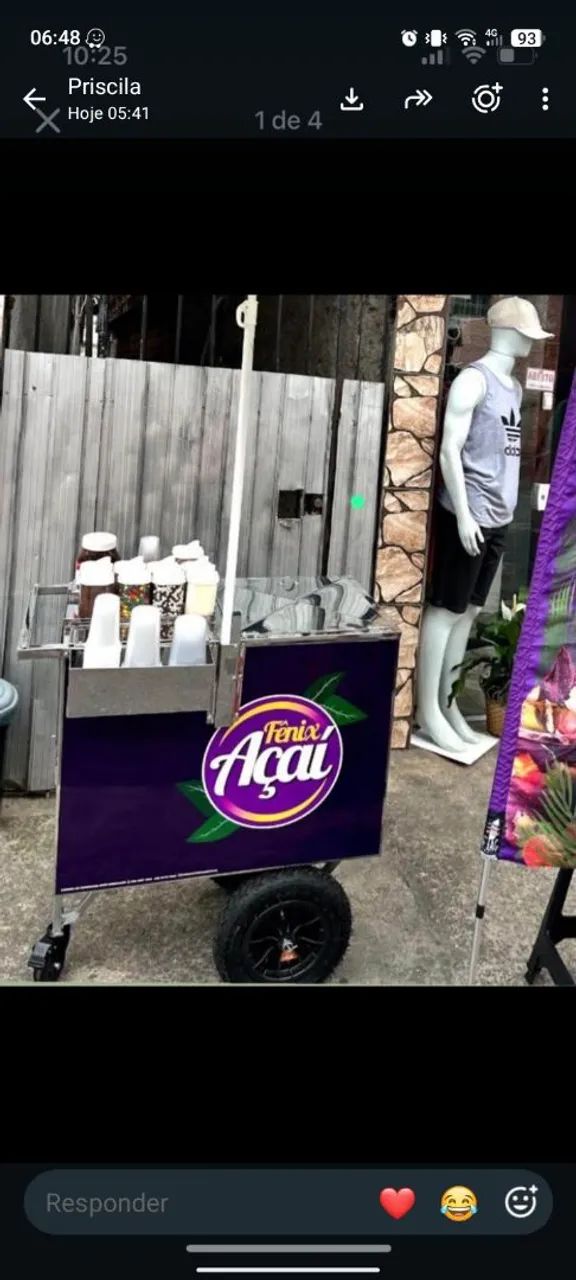 Carrinho de Açaí 