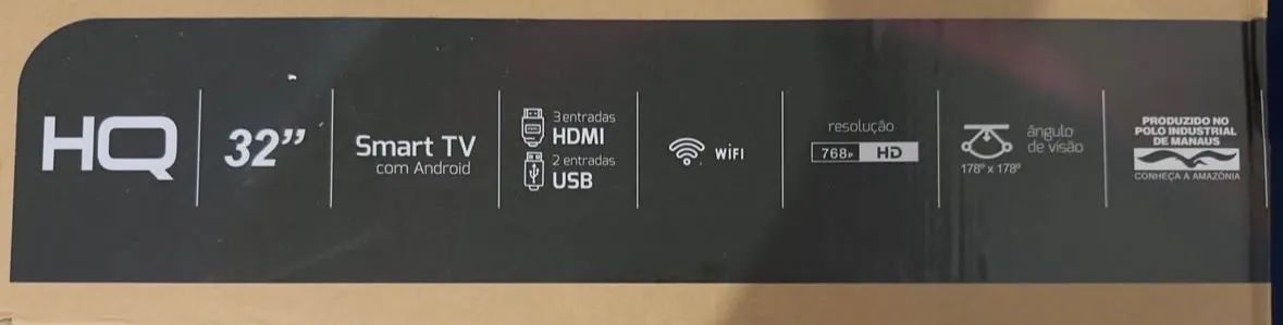 SMART TV HQ 32 NOVA E LACRADA - Foto 2