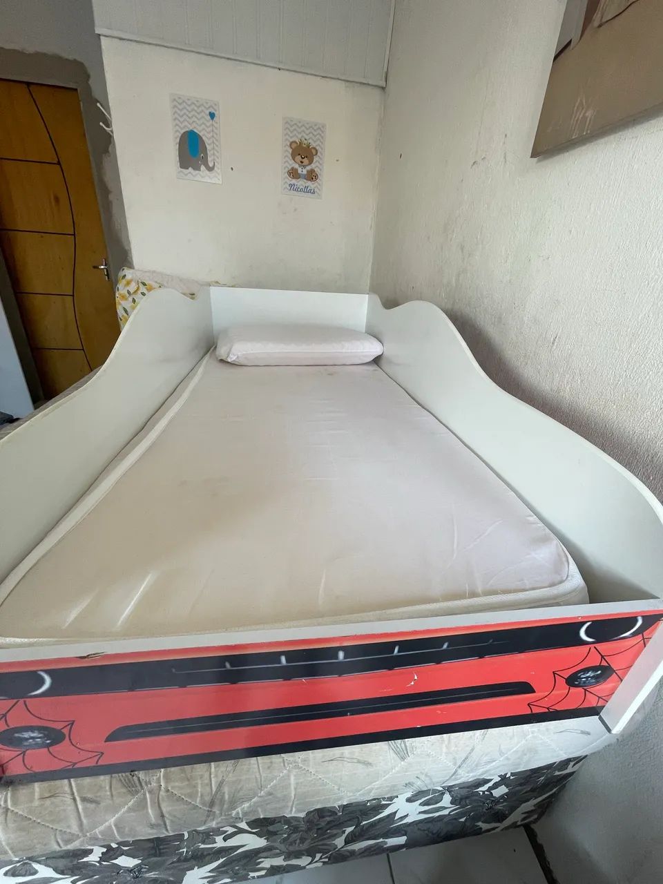 Cama do homem aranha infantil 