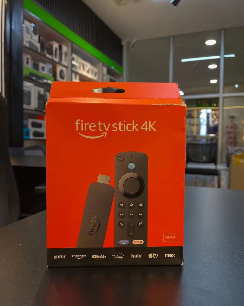 Fire Tv Stick 4K Wi-Fi 6 - Pronta Entrega (Novo e Lacrado)