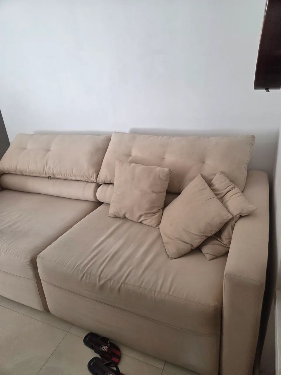 Sofa retrátil 2,30m aquablock e capa personalizada. - Foto 3
