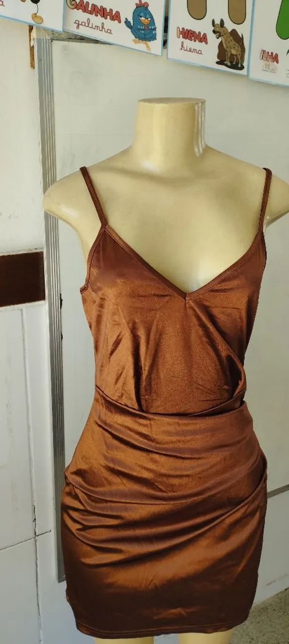 Vestido marrom  - Foto 3