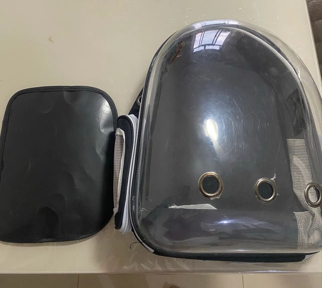 Mochila Bolsa Pet Visão Panorâmica Astronauta Color Gato Ou Cachorro