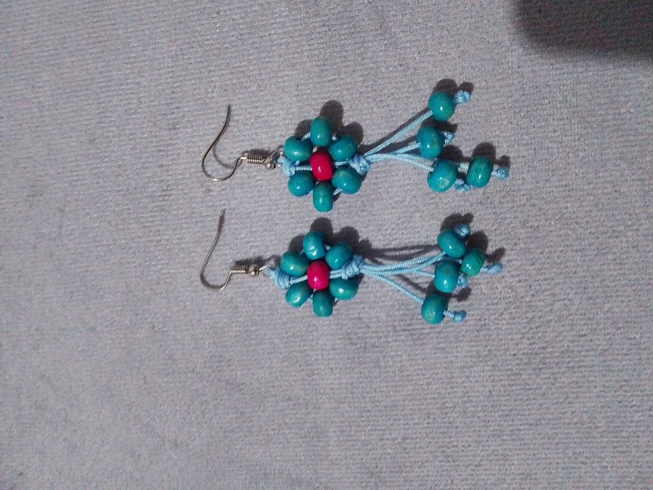 Kit de pulseira e brinco Boho Artesanal  - Foto 5