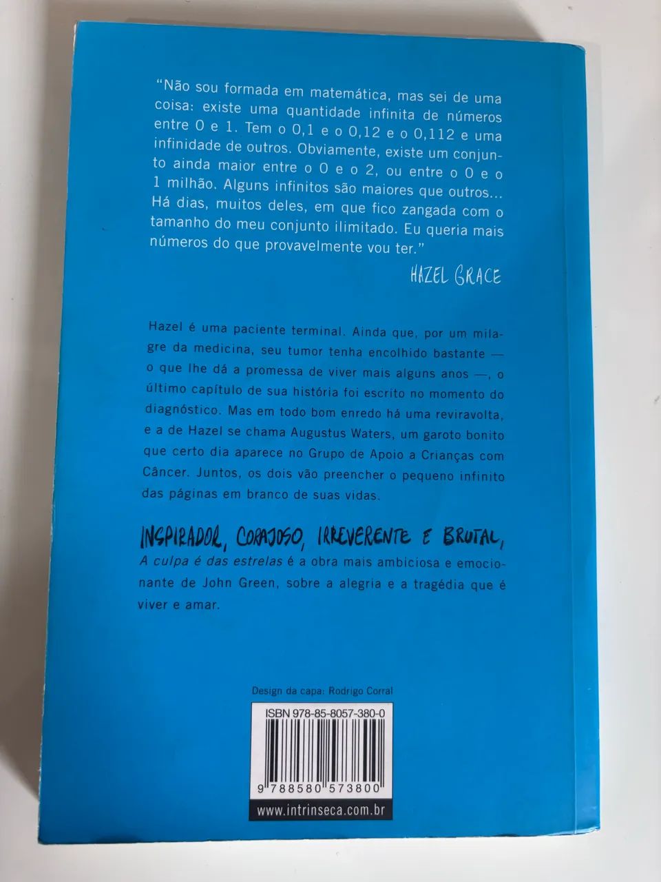 Livro A culpa é das estrelas  - Foto 2