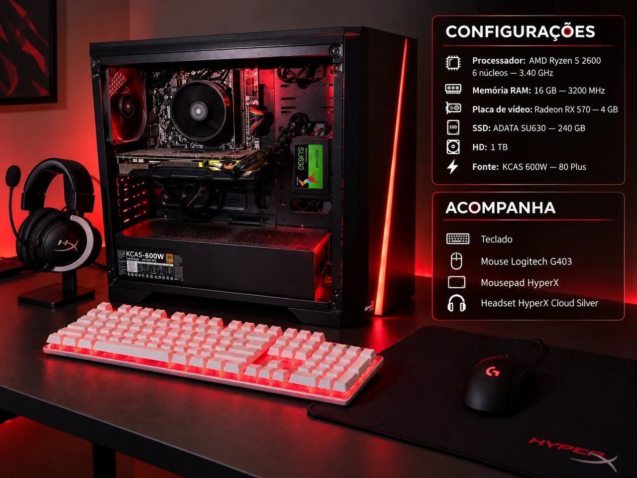 PC Gamer + Periféricos