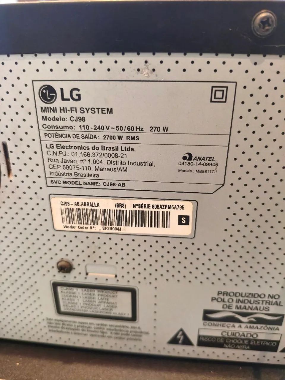 Som LG CJ98 2700RMS - Foto 5