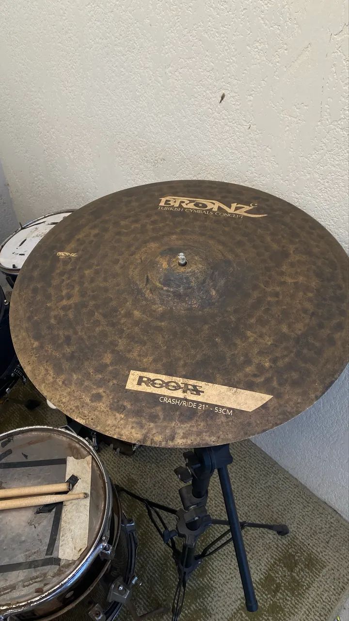 Crash Ride 21? Bronz Roots - Instrumentos musicais - Santa Cruz